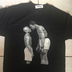 Mens Vintage Rare Floyd Mayweather & Muhammad Ali Short sleeve shirt Size Large